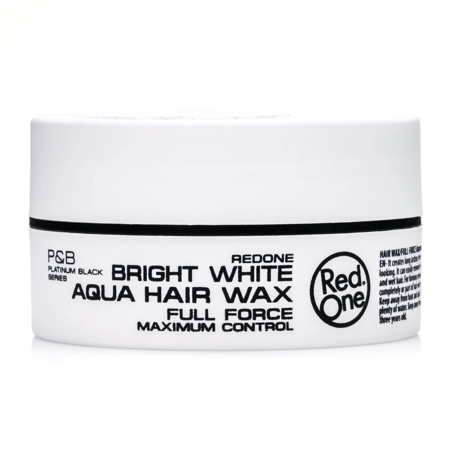 Red One Bright White Aqua Hair Wax 5.07oz