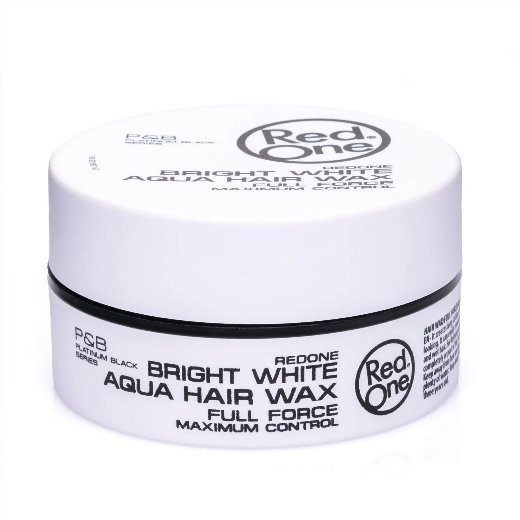 Red One Bright White Aqua Hair Wax 5.07oz