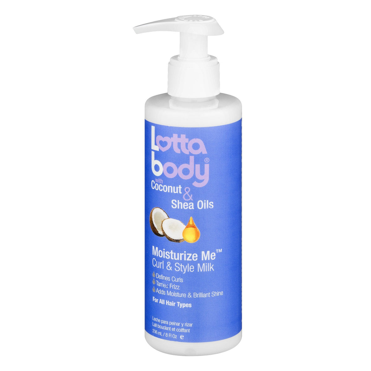 Lotta Body With Coconut & Shea Oils Moisturize Me Curl & Style Milk 8oz