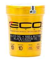 Eco Style Olive Oil & Shea Butter Black Castor Oil & Flaxseed 32oz