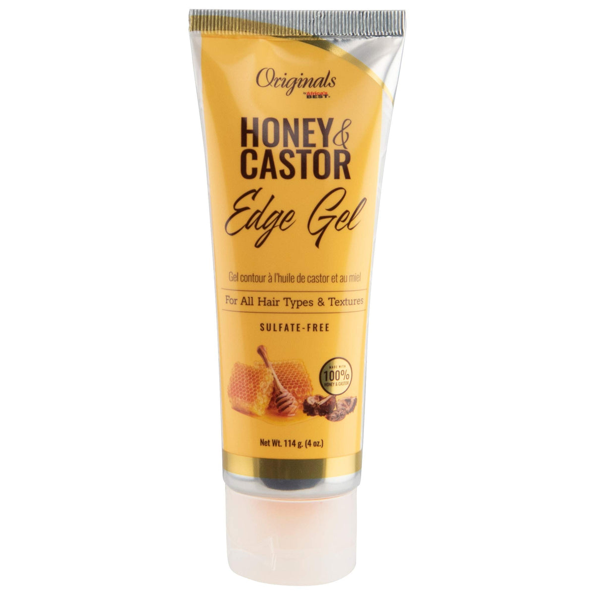 Originals By Africa's Best Honey & Castor Edge Gel 4oz