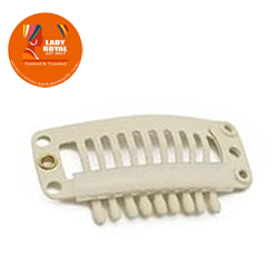 Lady Royal Metal Wig Snap Clips 3.2cm, 9 Teeth, Multi-Color Hair Extension Clips