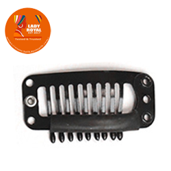 Lady Royal Metal Wig Snap Clips 3.2cm, 9 Teeth, Multi-Color Hair Extension Clips