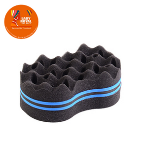 Lady Royal Oval Hair Sponge Brush - Curl Tool for Twists & Dreadlocks