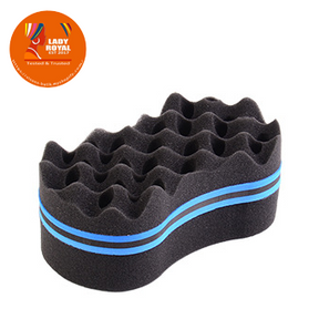 Lady Royal Oval Hair Sponge Brush - Curl Tool for Twists & Dreadlocks