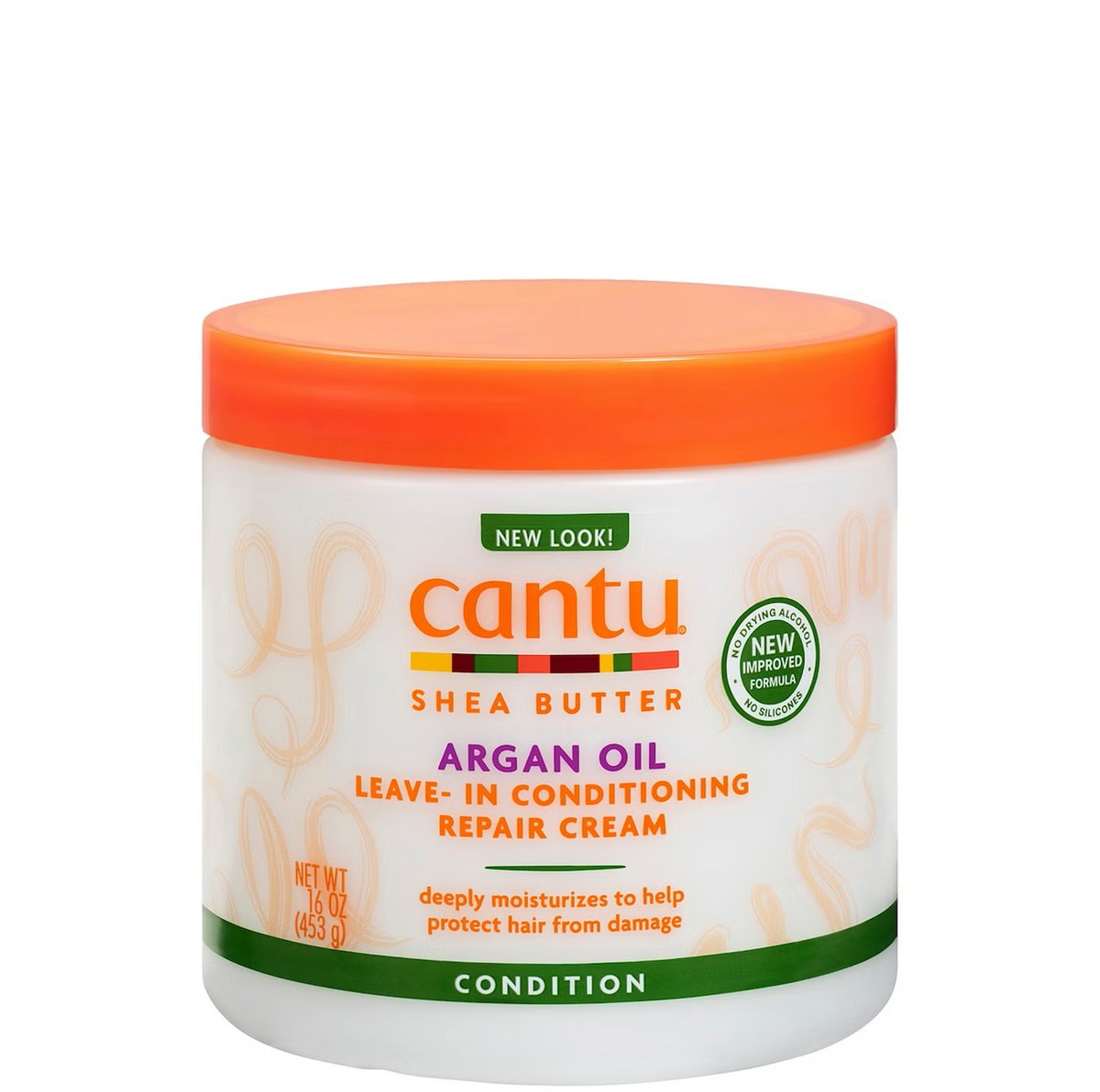 Cantu Shea Butter Argan Oil Leave-In Conditioning Repair Cream 16oz