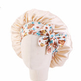 Lady Royal Satin Kids Bonnet with Headband-Style Bowknot