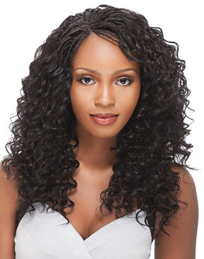 Human Hair Deep Wave Bulk Braids 18"