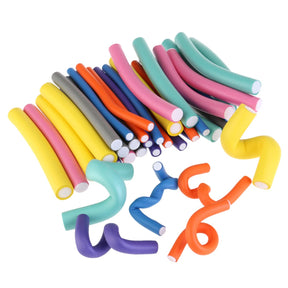 Lady Royal Flexible Foam Hair Curlers – Soft Rod Rollers for DIY Curls & Waves (Multiple Sizes)