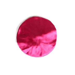 Lady Royal Baby Double Layer Satin Lace Sleeping Cap with Adjustable Tightness