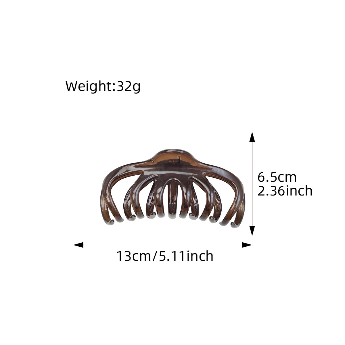 Lady Royal  XLarge Hair Claw 13cm/5.11inch