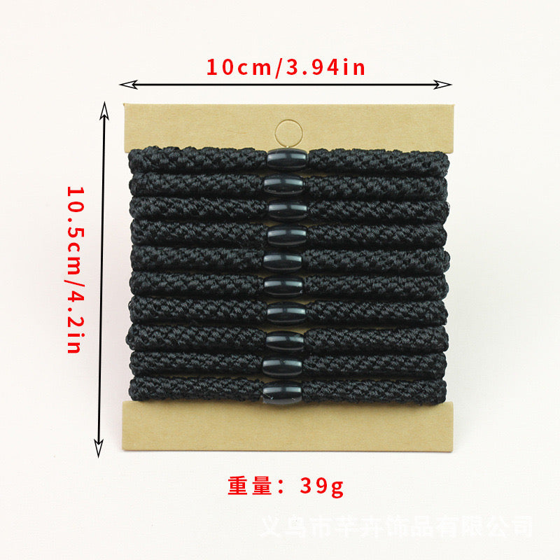 Lady Royal Hair Ties Black