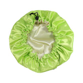 Lady Royal Adjustable Silk Satin Sleep Cap for Toddlers (Double layer fabric）