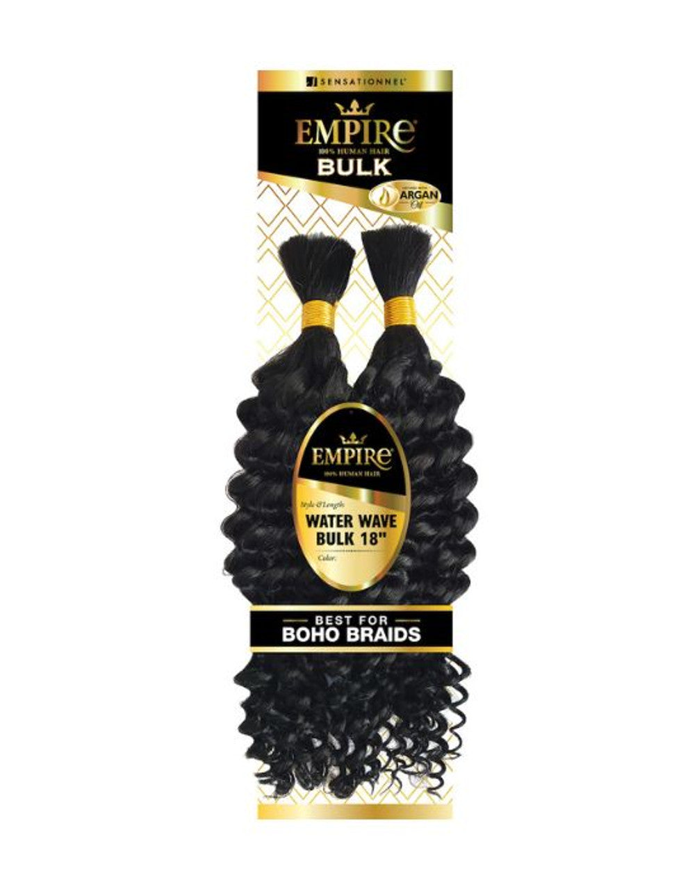 Human Hair Water Wave Bulk 18"
