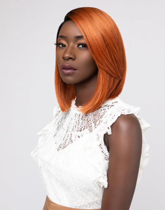 Synthetic Lace Wig - Chic Lob 12"