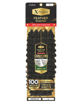 X-Pression Remi Feather Crochet Water Wave