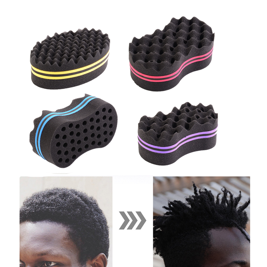 Lady Royal Oval Hair Sponge Brush - Curl Tool for Twists & Dreadlocks