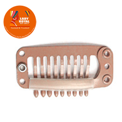 Lady Royal Metal Wig Snap Clips 3.2cm, 9 Teeth, Multi-Color Hair Extension Clips