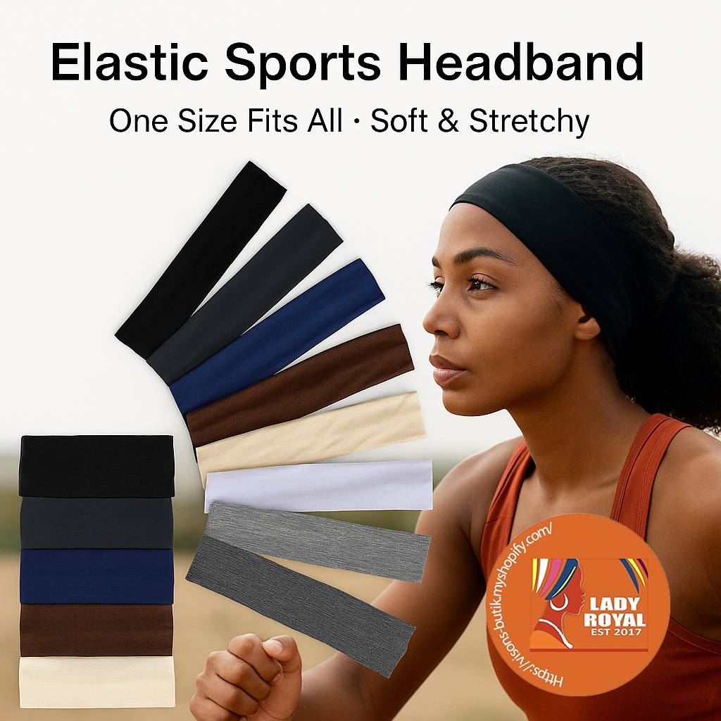 Lady Royal Elastic Sports Headband