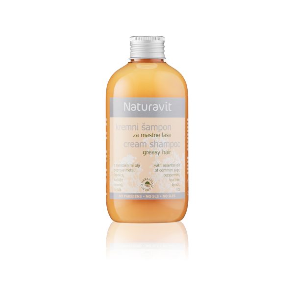 Naturavit Cream Shampoo For Greasy Hair 8oz