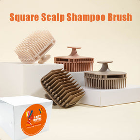 Lady Royal Square Scalp Massage Brush