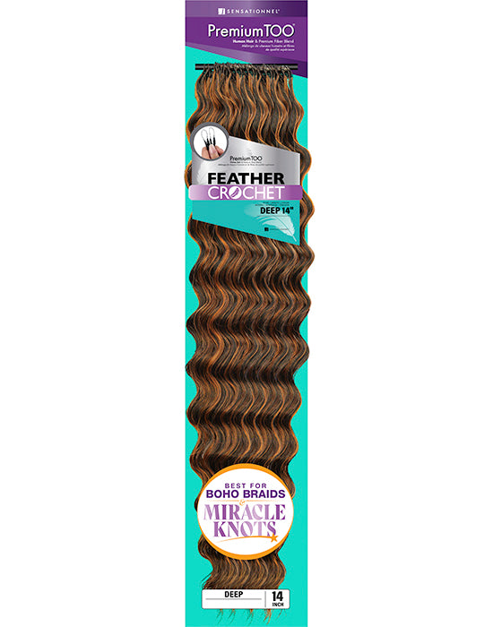 Premium Too Blend Feather Crochet-Deep 45cm