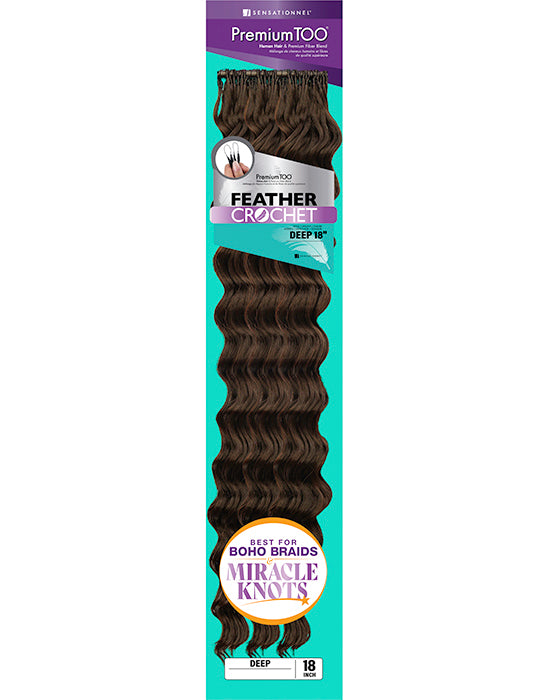 Premium Too Blend Feather Crochet-Deep 18"