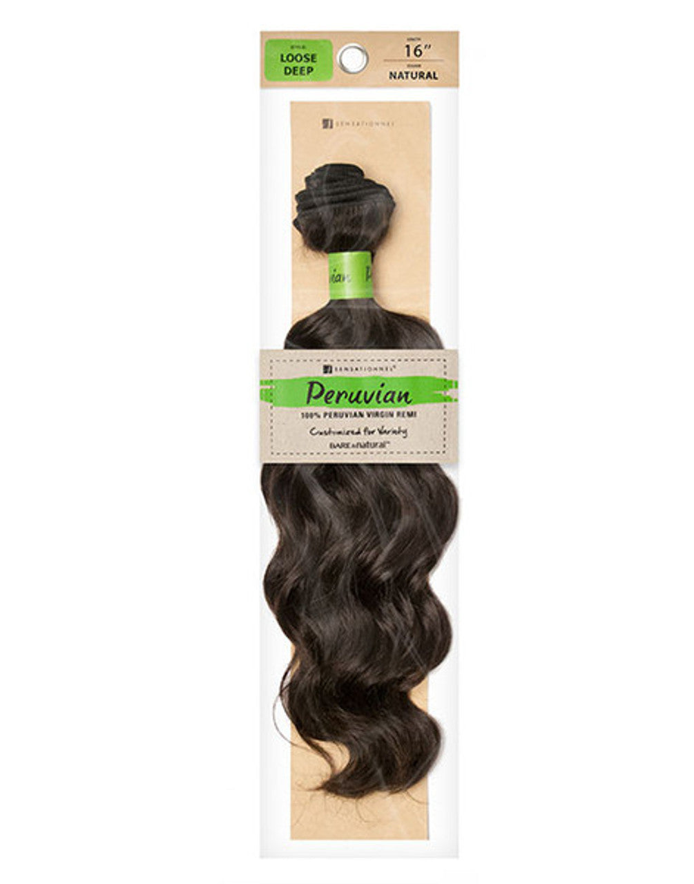 Human Hair Peruvian Loose Deep Weave