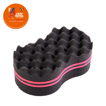 Lady Royal Oval Hair Sponge Brush - Curl Tool for Twists & Dreadlocks
