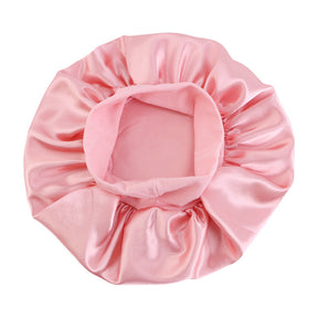 Lady Royal Kids’ Single-Layer Satin Sleep Cap with Wide Elastic Band
