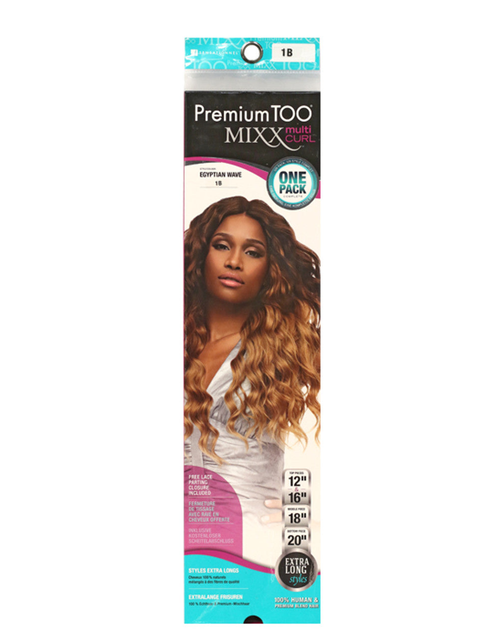 Human Hair Blend Weave Egyptian Wave