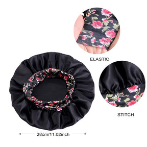 Lady Royal Satin Kids Bonnet with Floral or Animal Print