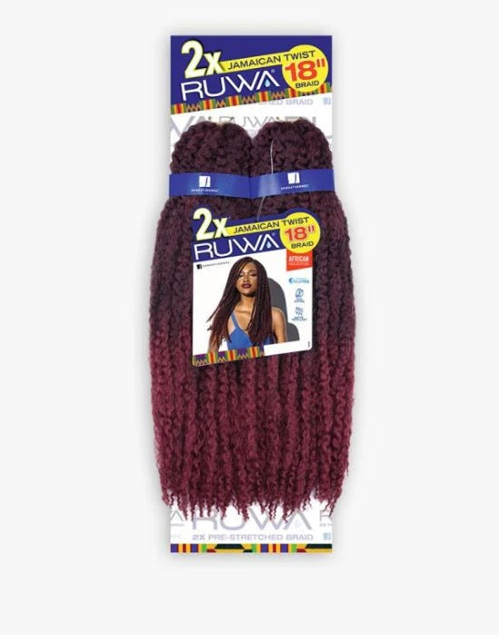 Ruwa- 2XJamaican Twist Pre-Stretched