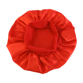 Lady Royal Kids’ Single-Layer Satin Sleep Cap with Wide Elastic Band