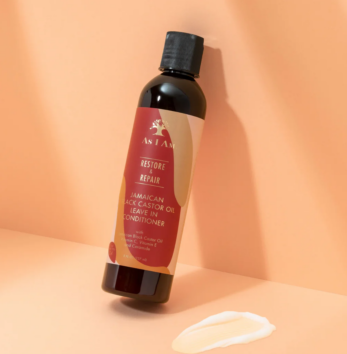 As I Am Restore & Repair Jamaican Black Castor Oil Leave-In Conditioner 8oz