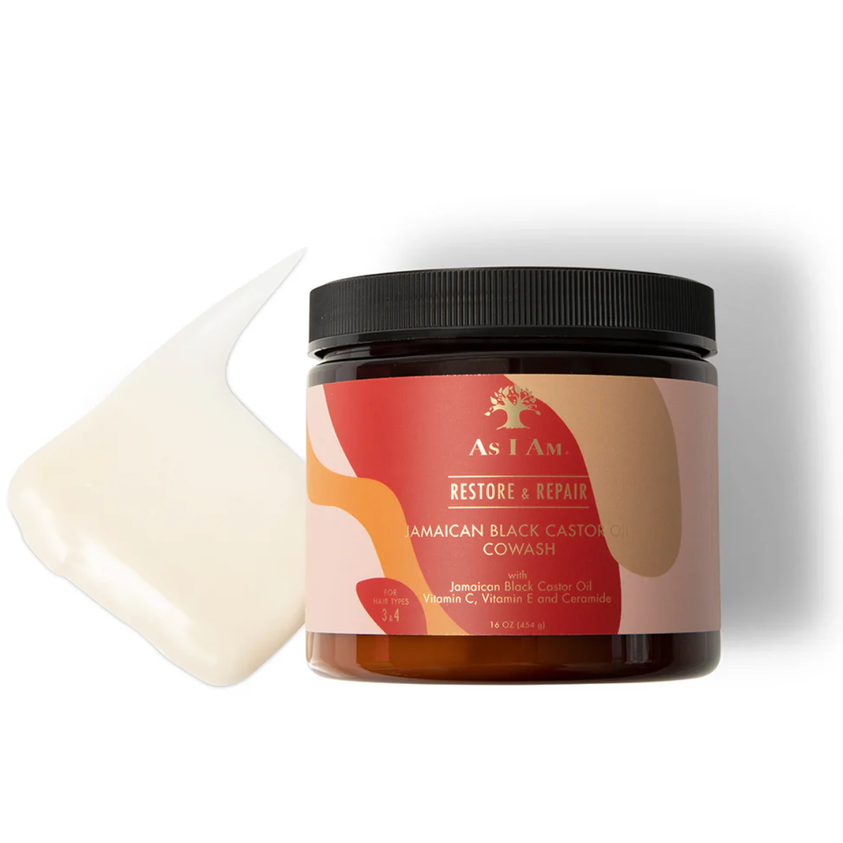 As I Am Restore & Repair Jamaican Black Castor Oil Co-Wash 16oz