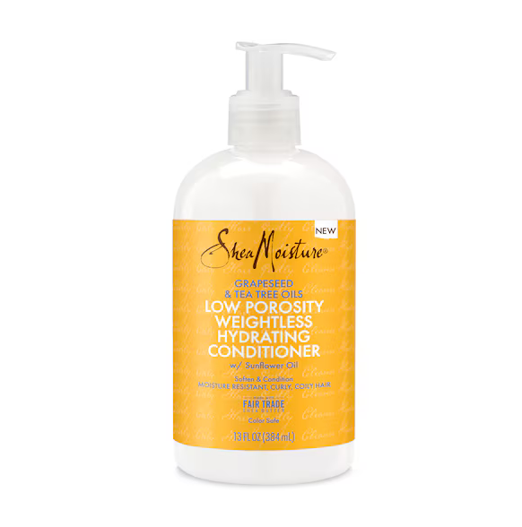 Shea Moisture Grapeseed & Tea Tree Oils Low Porosity Weightless Hydrating Conditioner 13oz