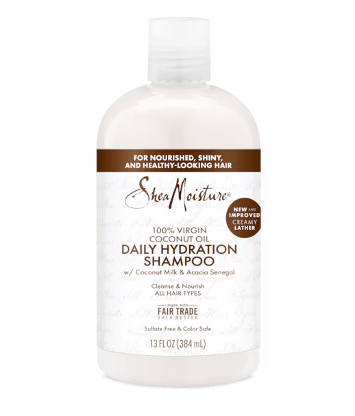 Shea Moisture 100% Virgin Coconut Oil Daily Hydration Shampoo 13oz