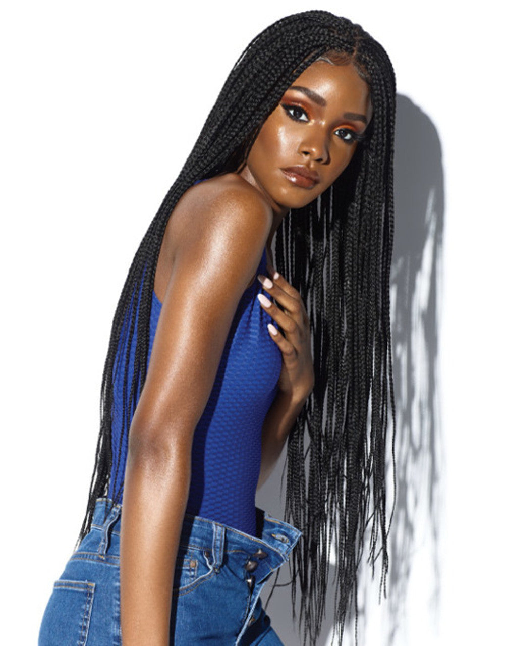 Braided Lace Wig Ruwa Box Braid