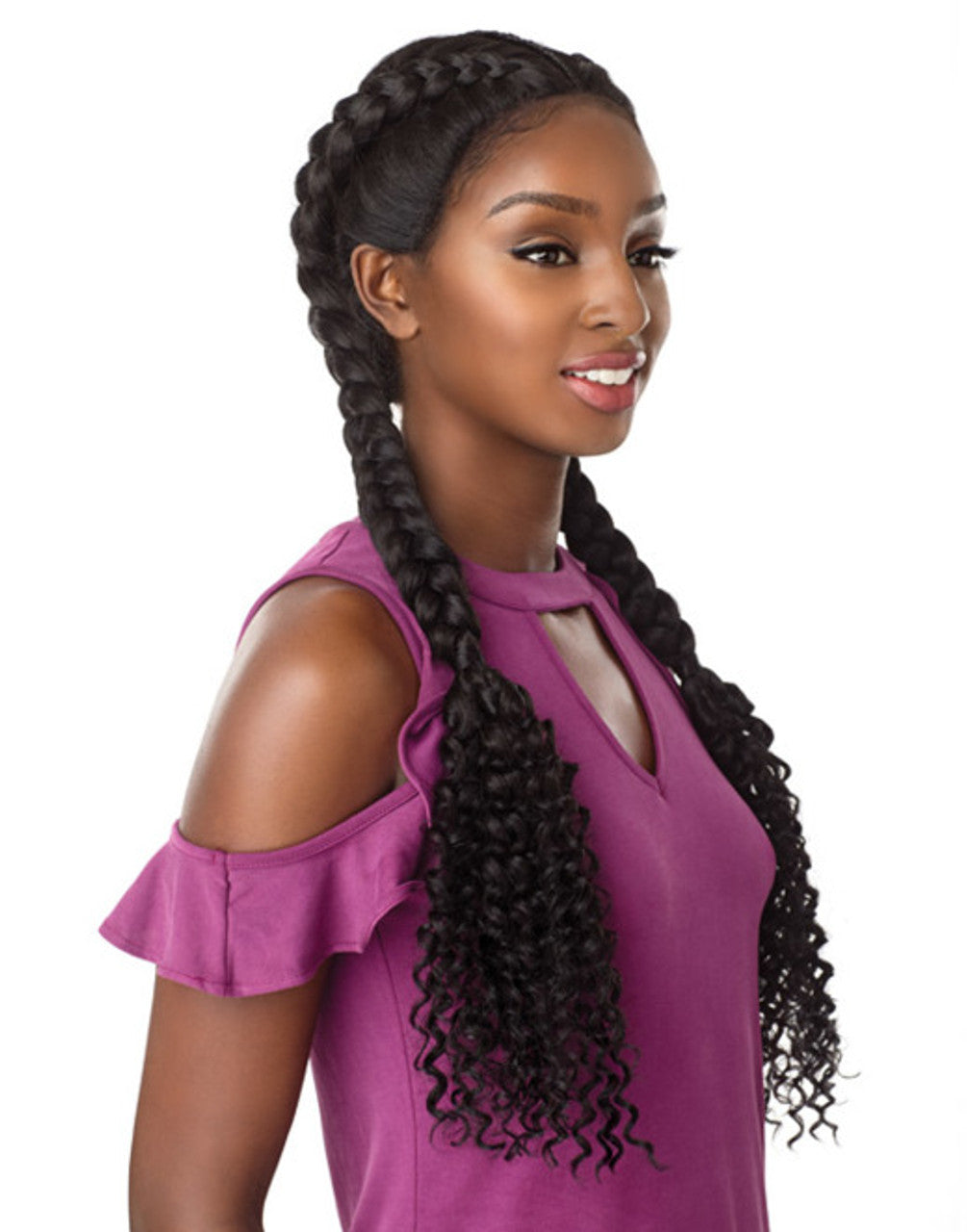 Braided Lace Wig Bohemian Dutch Braid