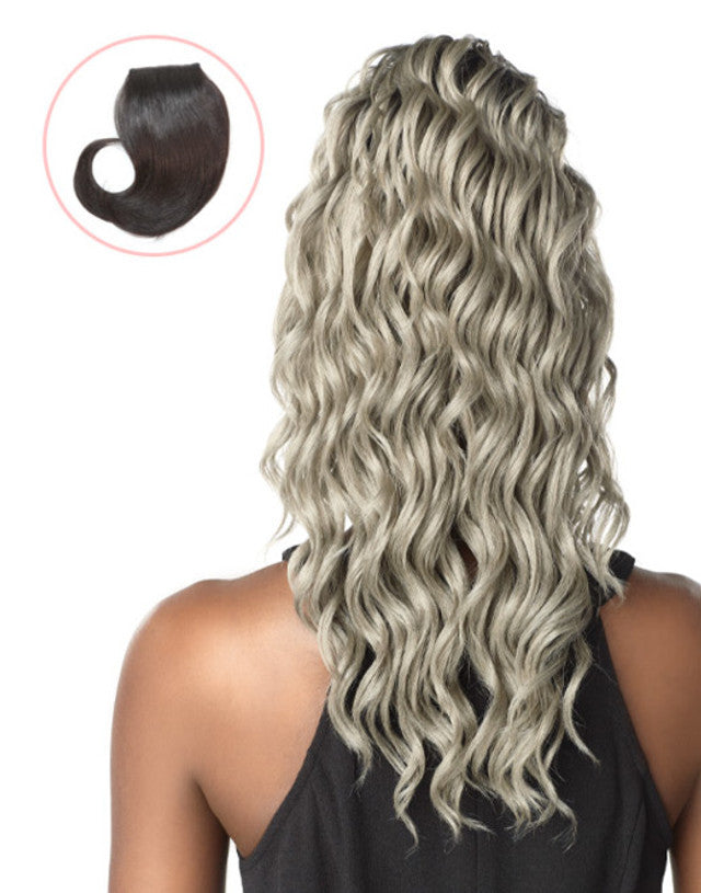 Synthetic Ponytail with Bang Brit