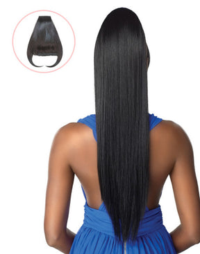 Heatsafe Ponytail  with Bang Cami 30"