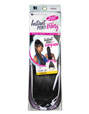 Heatsafe Ponytail  with Bang Cami 30"