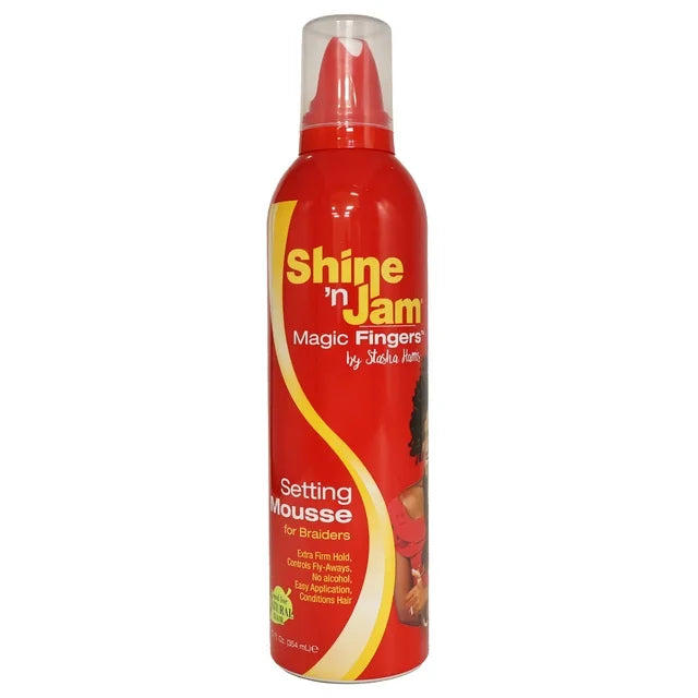 Shine ´n Jam Magic Fingers Setting Mousse for Braiders 12oz