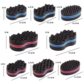 Lady Royal Oval Hair Sponge Brush - Curl Tool for Twists & Dreadlocks