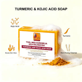 Lady Royal Turmeric & Kojic Soap 100g – Brightening Soap for Even Skin Tone