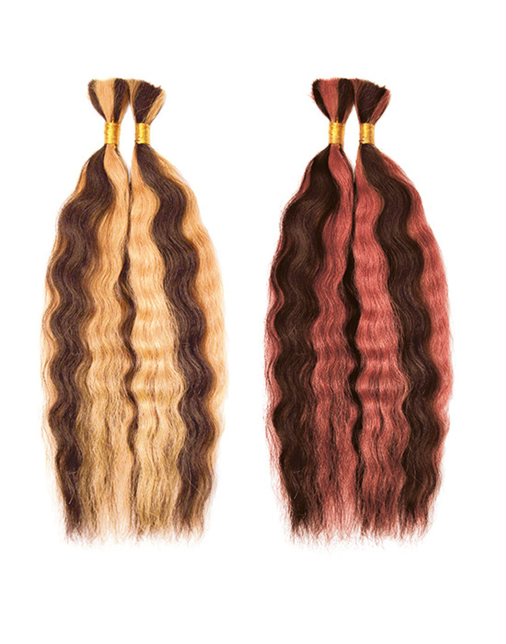 Human Hair Super Bulk Braids 18"