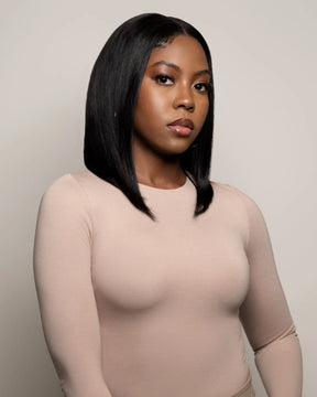 Lace Wig Human Hair - Bob 13x4 12"