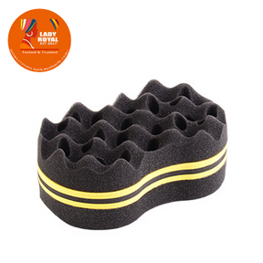 Lady Royal Oval Hair Sponge Brush - Curl Tool for Twists & Dreadlocks