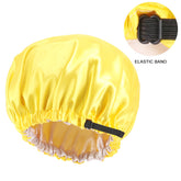 Lady Royal Adjustable Double-Layer Satin Sleep Cap for Kids